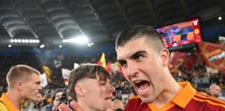 Mancini e la bandiera col ‘topo laziale’, procura Figc indaga