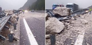Maltempo, chiuso tratto A23 per una frana. Traffico bloccato e code