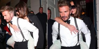 Victoria Beckham, 50 anni tra amici vip e balli con le Spice Girl. Ed esce sulle spalle del marito David