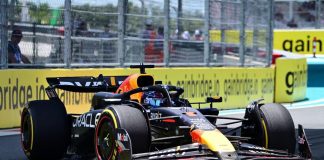 Gp Miami, Verstappen conquista pole Sprint e Leclerc secondo