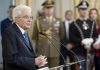 Mattarella “Stagione di apprensione, incombono minacce alla pace”