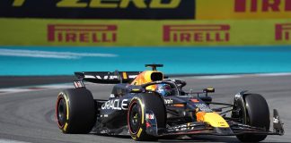 Verstappen vince la sprint di Miami davanti a Leclerc e Perez