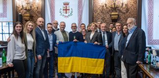 Delegazione ucraina ricevuta dalla giunta Palazzi