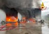 San Giorgio, incendio in capannone: in fumo attrezzi e mezzi agricoli