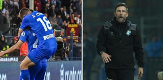Frosinone in Serie B, Empoli batte Roma allo scadere e si salva