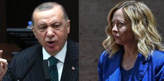 Erdogan a Meloni: “Italia riconosca Stato palestinese”