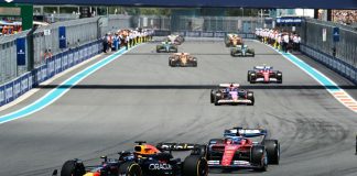 F1 Gp Miami, Verstappen vince gara Sprint davanti a Leclerc e Perez