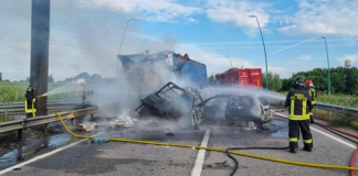 Frontale tra due tir a Peschiera: morti i due camionisti. Coinvolta anche un’auto