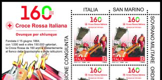 Croce Rossa, francobollo per i 160 anni con un richiamo a Solferino e Castiglione delle Stiviere
