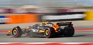 Gp Spagna, Norris in pole e Ferrari in terza fila