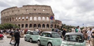 Turismo, con Towns of Italy Group alla scoperta di Roma alla guida di Fiat Topolino