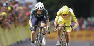 Tour de France, Vingegaard vince 11esima tappa in volata su Pogacar