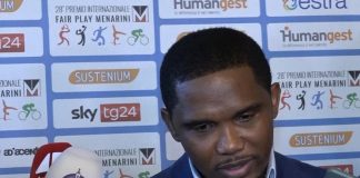 Fair Play Menarini, Eto’o: “Rispetto per gli avversari sempre stato centrale per me”