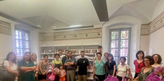 Sabbioneta ha salutato la bibliotecaria Maria Coppi con una festa a sorpresa