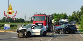 Scontro tra 3 auto all’incrocio di strada Ghisiolo a San Giorgio, tre i feriti