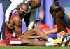 Parigi 2024, Tamberi soccorre Barshim con problema al polpaccio: avevano condiviso l’oro a Tokyo 2020