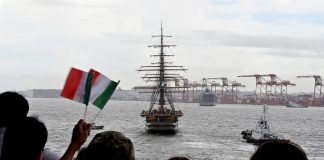 63 mila visitatori per tappa Tokyo tour nave Vespucci, 25 mila le visite a bordo