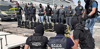 Sequestrati a Catania 540 kg di coca per oltre 100 milioni di euro, 5 arrestati