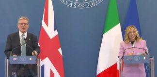 Migranti, Meloni “Con Starmer obiettivo lotta a traffico essere umani”