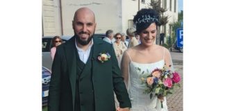 Il matrimonio di Matteo e Nazzarena nel segno della creatività artistica pegognaghese