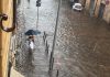 Bomba d’acqua a Roma, pioggia e vento forte: strade allagate – Foto