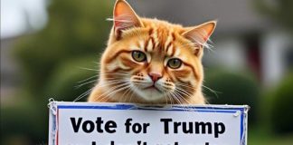 “Non fateci mangiare, votate per Trump”: è boom di meme con gatti