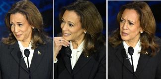 Harris e il dibattito, smorfie e risate contro Trump – Video