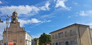 “Piazza Diffusa”: iniziati i lavori di fronte alla chiesa parrocchiale di Villimpenta