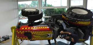 Ribaltarsi con il trattore, ma per finta. Il simulatore di Ats per insegnare a non farsi male