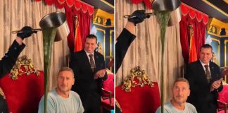 Totti star in Egitto, show a cena ma la zuppa è da brividi – Video