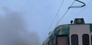 Si incendia un treno a Sermide: paura tra i passeggeri, 9 in ospedale