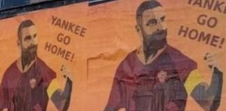 “De Rossi nostro vanto, yankee go home!”, a Roma spuntano i manifesti