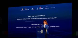 Made in Italy, Confindustria presenta esportare dolce vita a villaggio Italia durante tour Vespucci