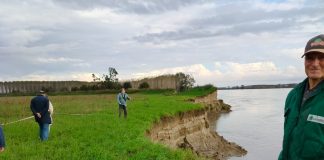 Crollo arginello di golena a Libiola, Carra (Pd): “Regione e Aipo intervengano”