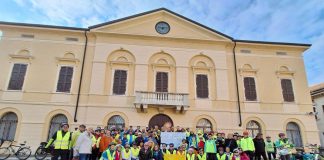 In 200 in bicicletta per celebrare le ciclovie. Si attende il completamento della Treviso-Ostiglia