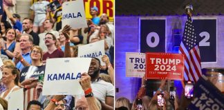 Harris-Trump, diminuisce distanza nei sondaggi a tre settimane dal voto