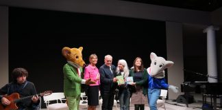 Buchmesse, Geronimo Stilton in visita al padiglione Italia