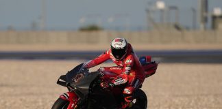 Super Bagnaia primo nella Practice MotoGp a Sepang