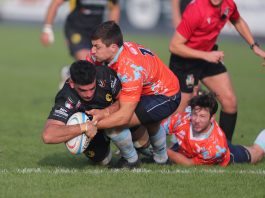 Rugby Viadana, un bulldozer: Lazio strapazzata 59-9, gialloneri in testa a punteggio pieno