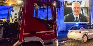 Bari, bruciato il portone di casa dell’eurodeputato FdI Ventola: era in casa con la famiglia