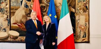 Meloni si congratula con Orban per Presidenza semestre consiglio UE