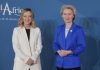 Meloni incontra Von der Leyen, tra temi colloquio automotive e Mercosur