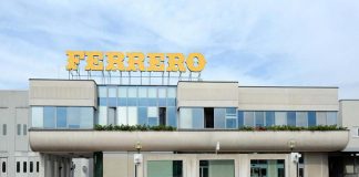 Ferrero, fatturato Italia a oltre 1,8 mld, + 3,5%