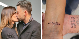 Bianca Guaccero e Giovanni Pernice, il tatuaggio (uguale) dopo la vittoria a Ballando con le stelle