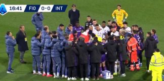 Bove, malore in Fiorentina-Inter: giocatore in ospedale, è cosciente