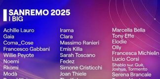Sanremo 2025, Big in gara esultano sui social tra emozioni e ricordi