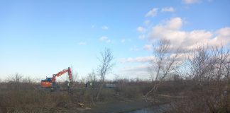 Borgocarbonara, intervento sull’argine sinistro del Canale Emissario