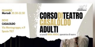 Casaloldo, domani la “lezione zero” del corso di teatro per adulti