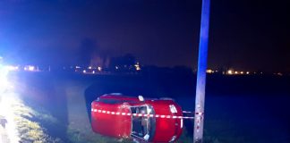 Gonzaga, auto finisce fuori strada e si ribalta: 54enne in elisoccorso a Cremona