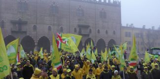 Coldiretti, in piazza a Mantova mille agricoltori per chiedere i rimborsi delle assicurazioni